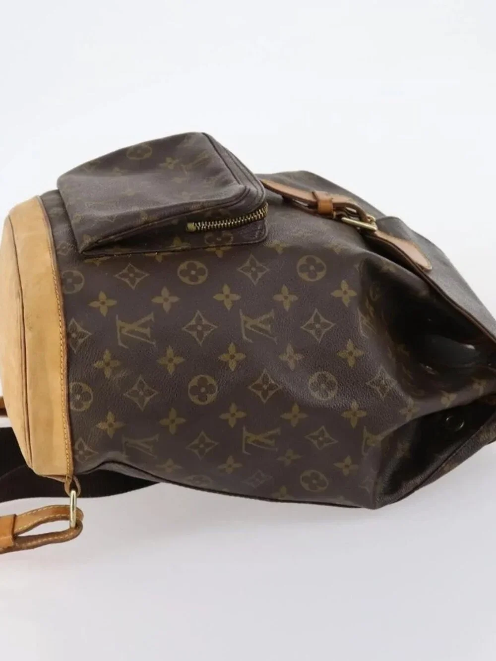 LOUIS VUITTON Monogram Montsouris GM Backpack M51135 LV Auth BA5703